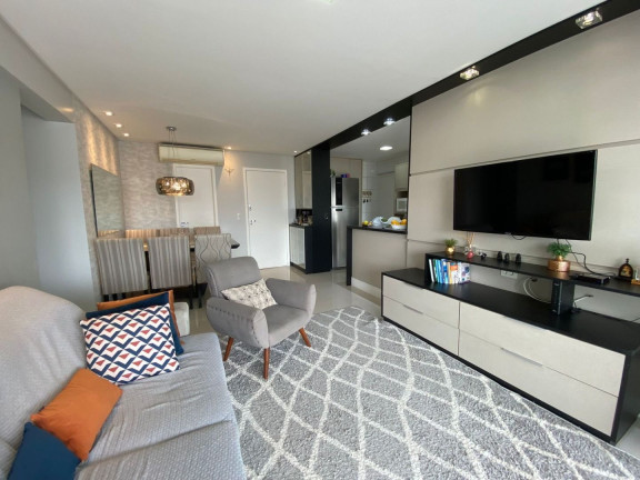 Imagem Apartamento com 3 Quartos à Venda, 111 m² em Encruzilhada - Santos