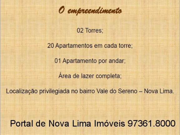 Imagem Apartamento com 4 Quartos à Venda, 280 m² em Vale Do Sereno - Nova Lima Imagem Apartamento com 4 Quartos à Venda, 280 m² em Vale Do Sereno - Nova Lima