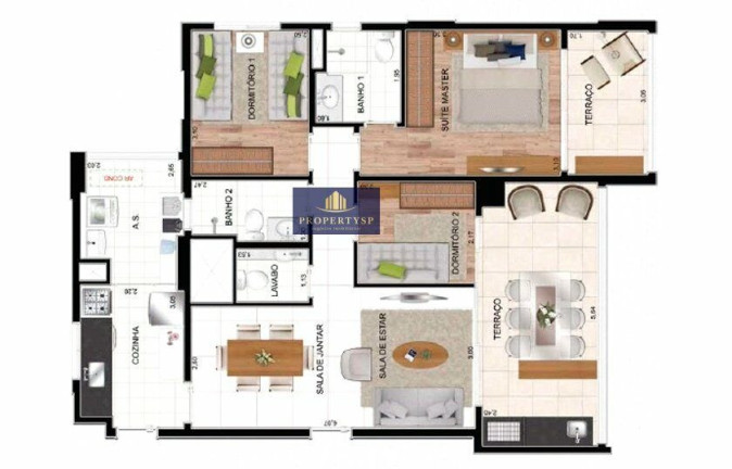 Imagem Apartamento com 3 Quartos à Venda, 100 m² em Vila Romana - São Paulo