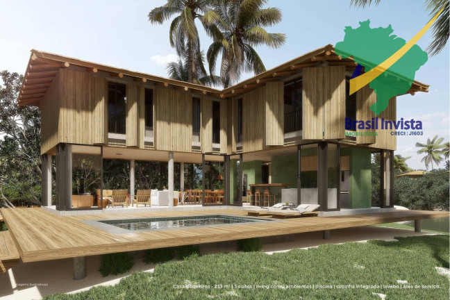 Imagem Casa com 3 Quartos à Venda, 262 m² em Trancoso - Porto Seguro Imagem Casa com 3 Quartos à Venda, 262 m² em Trancoso - Porto Seguro