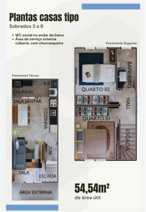 Imagem Sobrado com 2 Quartos à Venda, 55 m² em Vila Antartica - Praia Grande Imagem Sobrado com 2 Quartos à Venda, 55 m² em Vila Antartica - Praia Grande