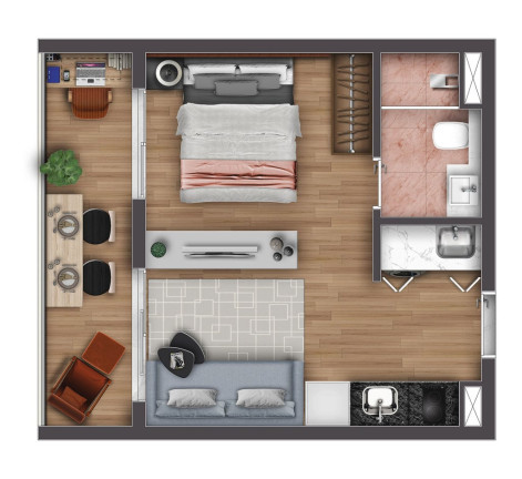 Imagem Apartamento à Venda, 24 m² em Vila Olímpia - São Paulo Imagem Apartamento à Venda, 24 m² em Vila Olímpia - São Paulo