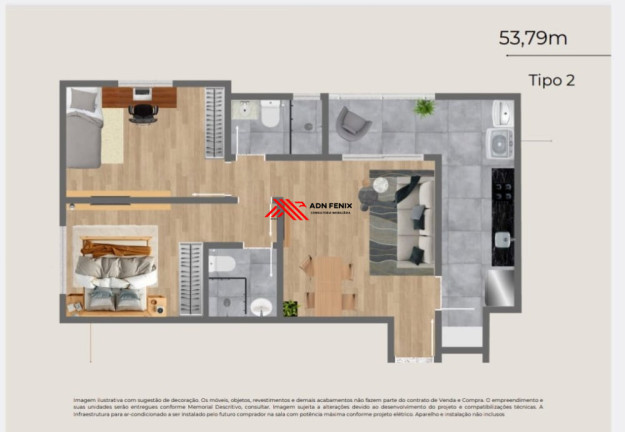 Imagem Apartamento com 2 Quartos à Venda, 43 m² em Vila Tijuco - Guarulhos