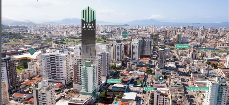 Apartamento com 2 Quartos à Venda, 92 m² em Kobrasol - São José