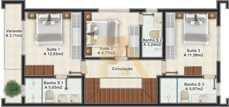 Imagem Imóvel com 1 Quarto à Venda, 130 m² em Panorâmico - Garopaba Imagem Imóvel com 1 Quarto à Venda, 130 m² em Panorâmico - Garopaba
