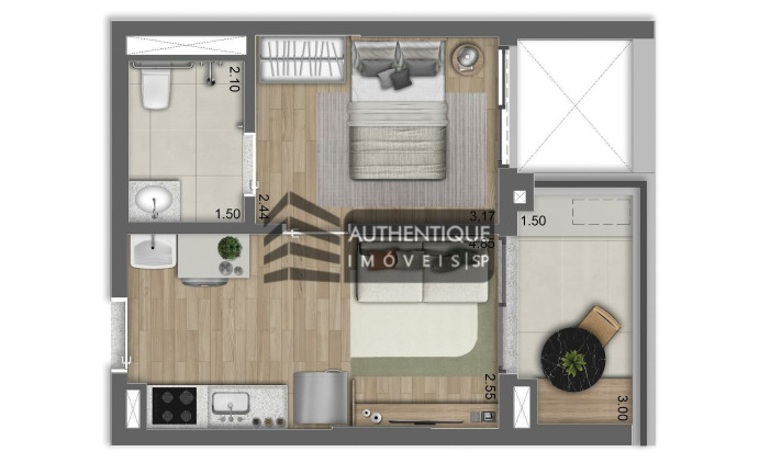 Imagem Apartamento com 2 Quartos à Venda, 61 m² em Alto Da Boa Vista - São Paulo