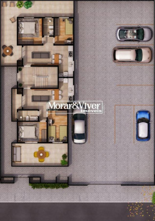 Imagem Apartamento com 2 Quartos à Venda, 44 m² em Parque Da Fonte - São José Dos Pinhais