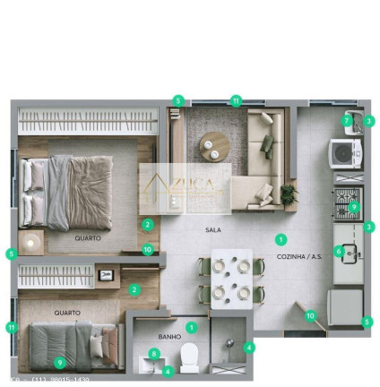 Imagem Apartamento com 2 Quartos à Venda, em Pirituba - São Paulo Imagem Apartamento com 2 Quartos à Venda, em Pirituba - São Paulo