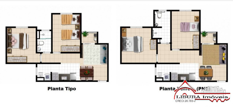 Imagem Apartamento com 2 Quartos à Venda, 50 m² em Loteamento Jardim Sol Nascente - Jacareí Imagem Apartamento com 2 Quartos à Venda, 50 m² em Loteamento Jardim Sol Nascente - Jacareí