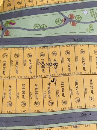 Terreno à Venda, 316 m² em Tomazetti - Santa Maria