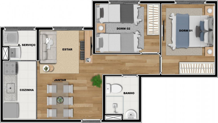 Imagem Apartamento com 2 Quartos à Venda, 37 m² em Penha - Guaiaúna - São Paulo