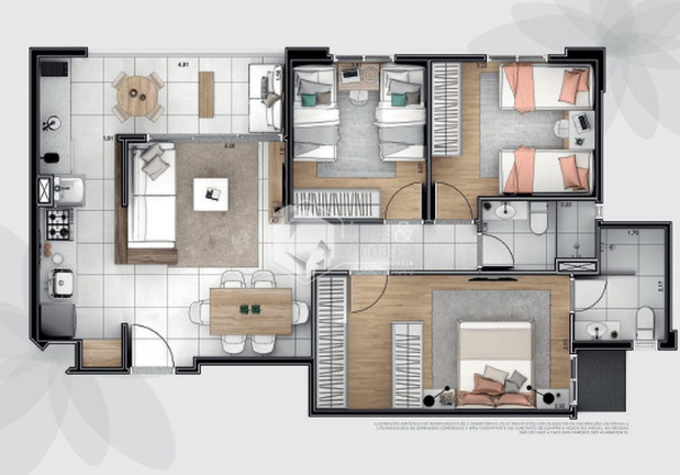 Imagem Apartamento com 2 Quartos à Venda, 64 m² em Ponte Grande - Guarulhos