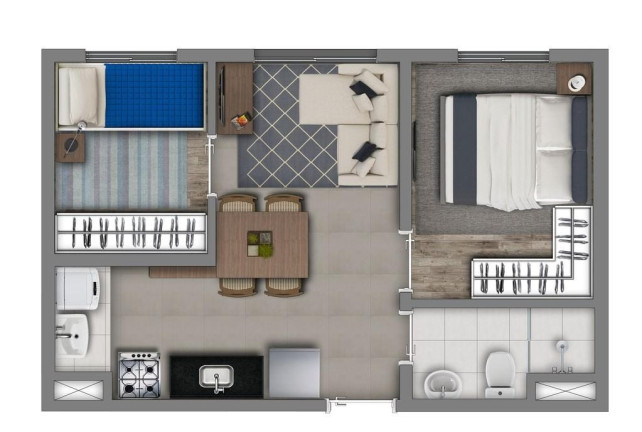 Imagem Imóvel com 2 Quartos à Venda, 36 m² em Vila Prudente - São Paulo