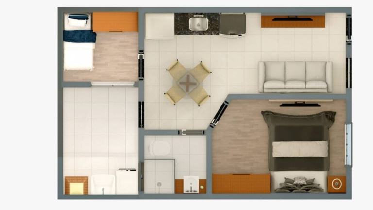 Imagem Casa com 1 Quarto à Venda, 32 m² em Vila Helena - Sorocaba Imagem Casa com 1 Quarto à Venda, 32 m² em Vila Helena - Sorocaba