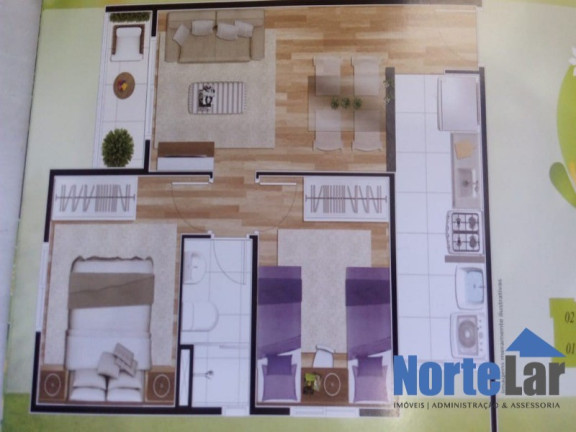 Imagem Apartamento com 2 Quartos à Venda, 49 m² em Vila Nova Cachoeirinha - São Paulo