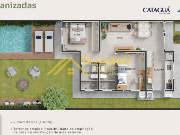 Imagem Casa com 2 Quartos à Venda, 56 m² em água Seca - Piracicaba