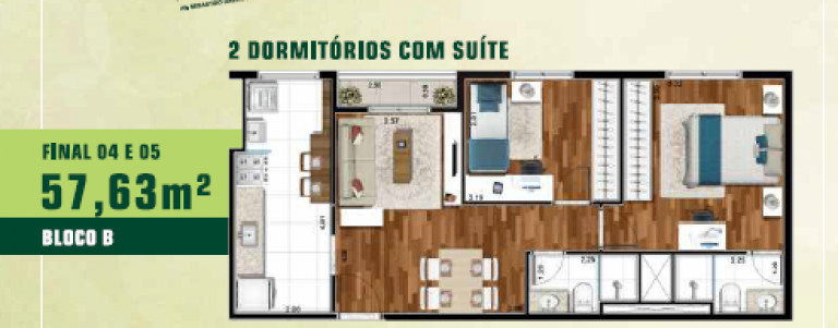 Imagem Apartamento com 1 Quarto à Venda, 57 m² em Jardim Tupanci - Barueri