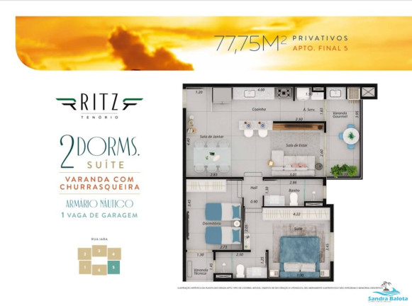 Imagem Apartamento com 2 Quartos à Venda, 79 m² em Tenório - Ubatuba Imagem Apartamento com 2 Quartos à Venda, 79 m² em Tenório - Ubatuba
