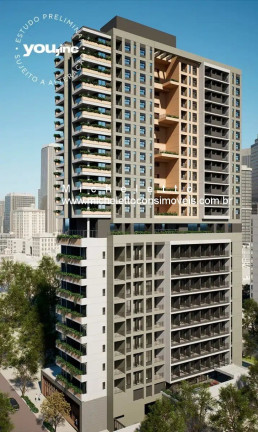 Flat com 1 Quarto à Venda, 25 m² em Pinheiros - São Paulo