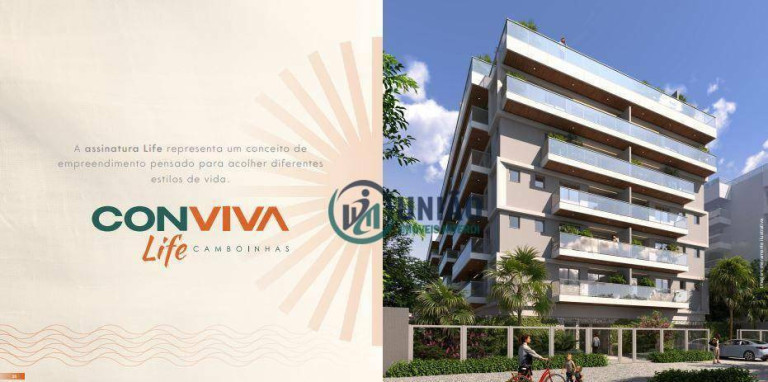 Apartamento com 2 Quartos à Venda, 58 m² em Camboinhas - Niterói