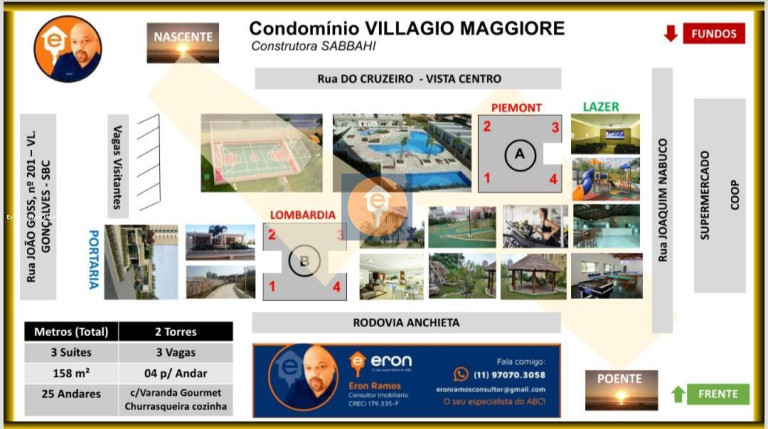 Imagem Apartamento com 3 Quartos à Venda, 158 m² Imagem Apartamento com 3 Quartos à Venda, 158 m²