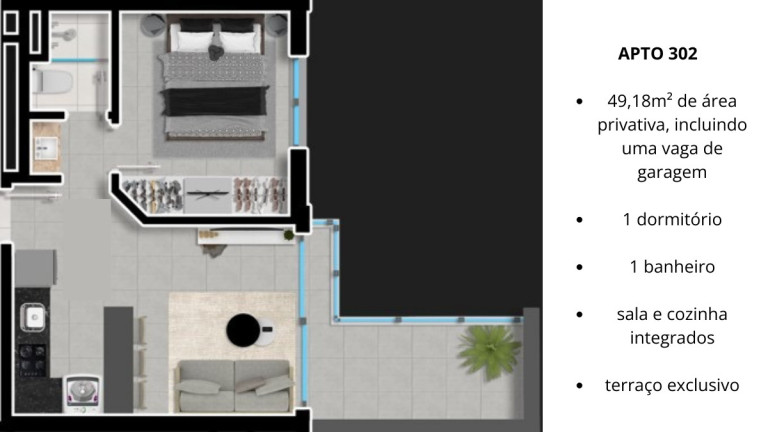 Imagem Apartamento com 1 Quarto à Venda, 43 m² em Farroupilha - Porto Alegre Imagem Apartamento com 1 Quarto à Venda, 43 m² em Farroupilha - Porto Alegre