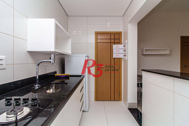 Imagem Apartamento com 1 Quarto para Alugar, 52 m² em Aparecida - Santos