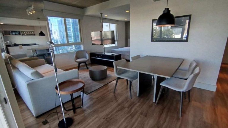 Imagem Apartamento com 1 Quarto para Alugar, 63 m² em Cidade Monções - São Paulo Imagem Apartamento com 1 Quarto para Alugar, 63 m² em Cidade Monções - São Paulo