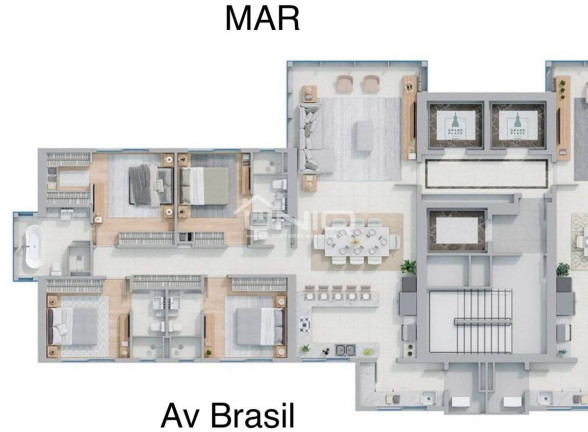 Imagem Apartamento com 4 Quartos à Venda, 170 m² em Centro - Balneário Camboriú