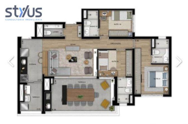 Imagem Apartamento com 3 Quartos à Venda, 108 m² em Vila Aricanduva - São Paulo