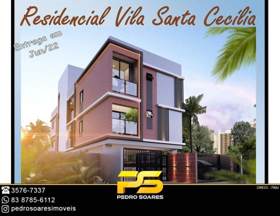 Apartamento com 2 Quartos à Venda, 46 m² em Jardim Cidade Universitária - João Pessoa