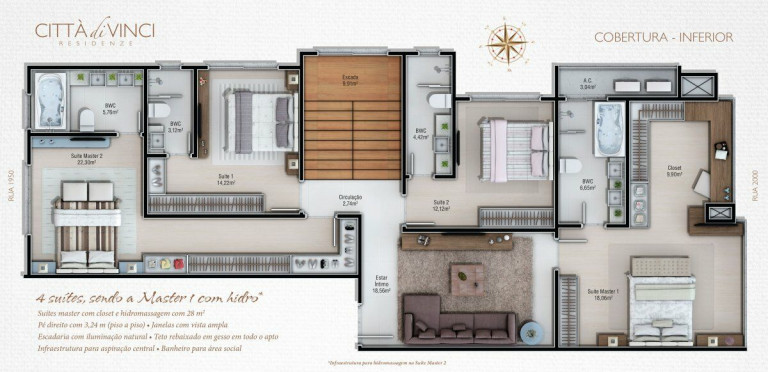 Imagem Cobertura com 4 Quartos à Venda, 247 m² em Centro - Balneário Camboriú