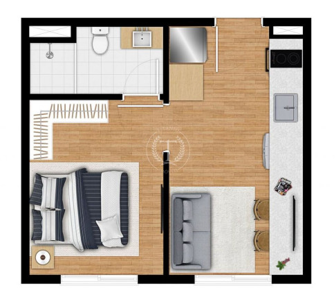 Imagem Apartamento com 1 Quarto à Venda, 24 m² em Santa Cecília - São Paulo