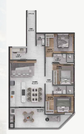 Imagem Imóvel com 4 Quartos à Venda, 177 m² em Praia Brava De Itajaí - Itajaí Imagem Imóvel com 4 Quartos à Venda, 177 m² em Praia Brava De Itajaí - Itajaí