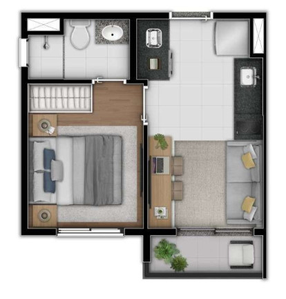 Imagem Apartamento com 2 Quartos à Venda, 37 m² em Vila Olímpia - São Paulo Imagem Apartamento com 2 Quartos à Venda, 37 m² em Vila Olímpia - São Paulo