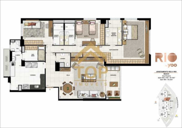 Imagem Apartamento com 3 Quartos à Venda, 140 m² em Flamengo - Rio De Janeiro