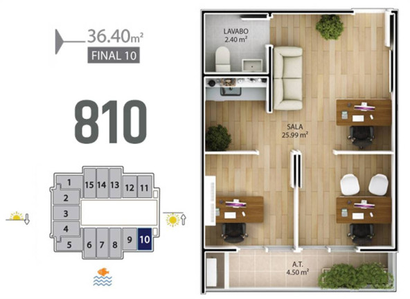 Imagem Sala Comercial à Venda, 36 m² em Boqueirao - Praia Grande Imagem Sala Comercial à Venda, 36 m² em Boqueirao - Praia Grande