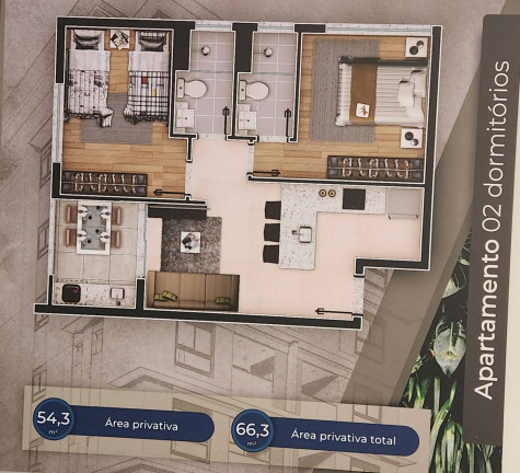 Imagem Apartamento com 2 Quartos à Venda, 54 m² em Alvinópolis - Atibaia Imagem Apartamento com 2 Quartos à Venda, 54 m² em Alvinópolis - Atibaia