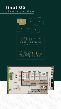 Imagem Apartamento com 2 Quartos à Venda, 48 m² em Capão Raso - Curitiba Imagem Apartamento com 2 Quartos à Venda, 48 m² em Capão Raso - Curitiba