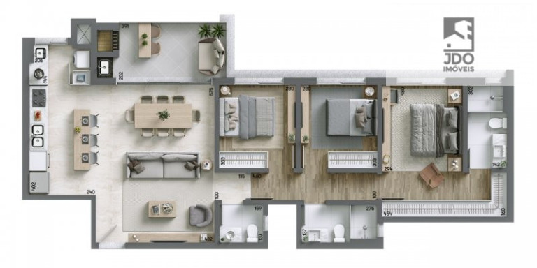 Imagem Apartamento com 3 Quartos à Venda, 113 m² em água Verde - Curitiba Imagem Apartamento com 3 Quartos à Venda, 113 m² em água Verde - Curitiba
