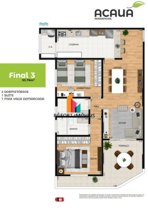 Imagem Apartamento com 1 Quarto à Venda, 53 m² em Aviação - Praia Grande