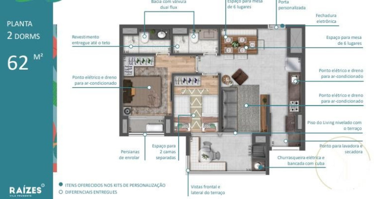 Imagem Apartamento com 2 Quartos à Venda, 62 m² em Vila Prudente - São Paulo Imagem Apartamento com 2 Quartos à Venda, 62 m² em Vila Prudente - São Paulo