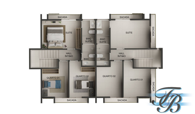 Imagem Casa de Condomínio com 3 Quartos à Venda, 98 m² em Ponta De Campina - Cabedelo Imagem Casa de Condomínio com 3 Quartos à Venda, 98 m² em Ponta De Campina - Cabedelo