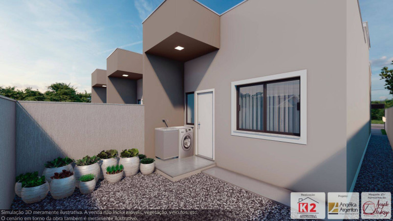 Imagem Casa com 2 Quartos à Venda, 60 m² em Loteamento Lemos - Tijucas