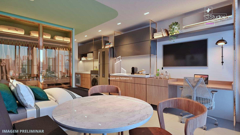 Imagem Imóvel com 1 Quarto à Venda, 25 m² em Meireles - Fortaleza