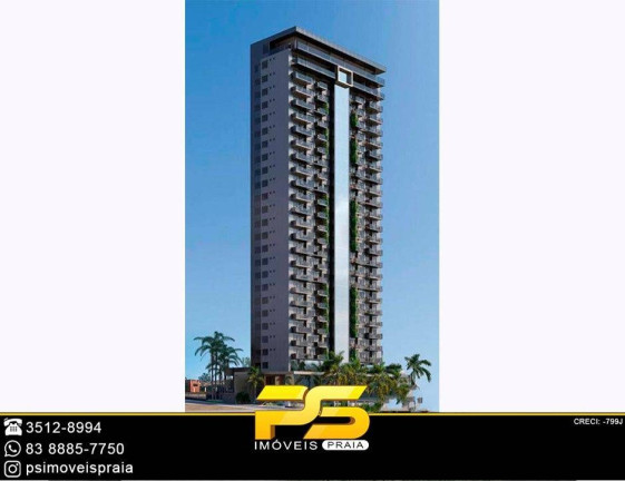 Imagem Apartamento com 3 Quartos à Venda, 90 m² em Miramar - João Pessoa