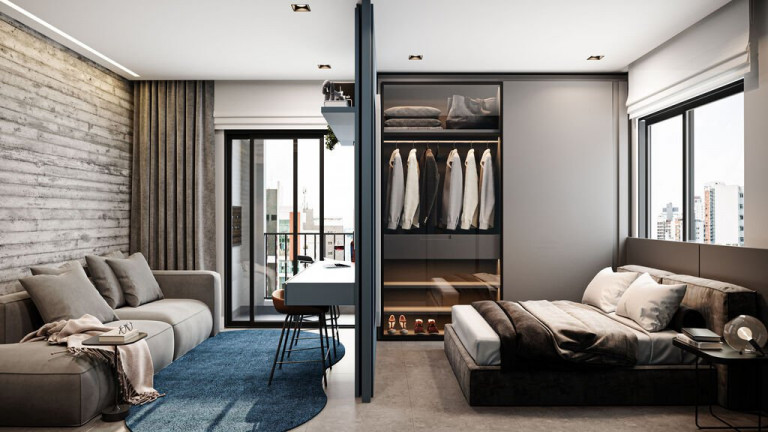 Imagem Apartamento com 1 Quarto à Venda, 44 m² em água Verde - Curitiba