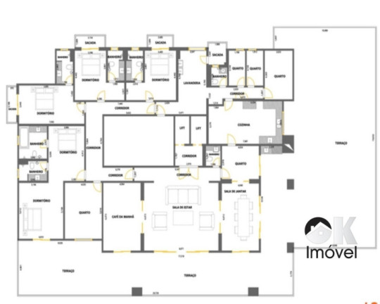 Imagem Apartamento com 4 Quartos à Venda, 983 m² em Higienópolis - São Paulo Imagem Apartamento com 4 Quartos à Venda, 983 m² em Higienópolis - São Paulo