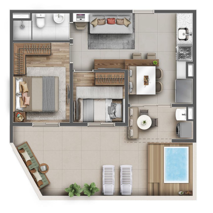 Imagem Apartamento com 2 Quartos à Venda, 60 m² em Vila Carmosina - São Paulo Imagem Apartamento com 2 Quartos à Venda, 60 m² em Vila Carmosina - São Paulo
