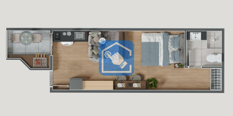 Apartamento com 1 Quarto à Venda, 27 m² em Cidade Mãe Do Céu - São Paulo